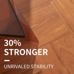 Suelo de madera de teca birmana sólida con patrón de espiga moderno, diseño Interior de lujo para sala de estar, <span class=keywords><strong>parque</strong></span>, - Product Image 4