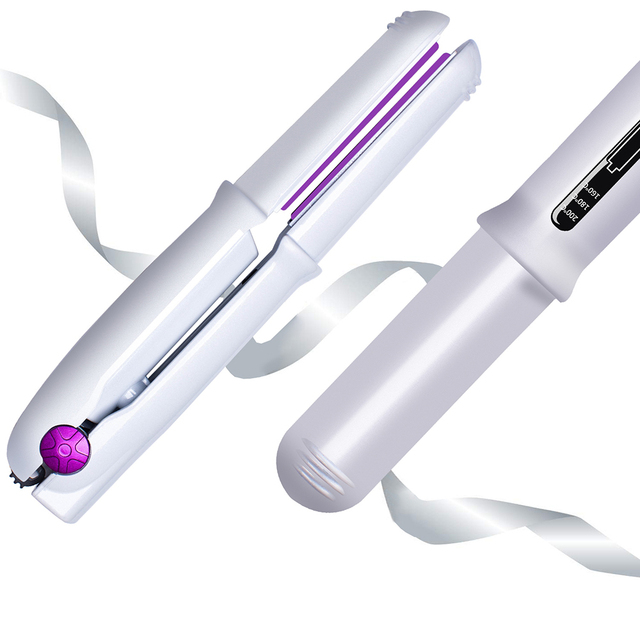 Mini Rechargeable Cordless Hair Straightener Flat Iron for Travel and Home Use