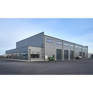 Wind-resistant prefab steel structure design warehouse workshop prices prefabricated commercial building