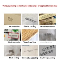 Imprimante jet d'encre entièrement automatique pour l'impression de dates, codes QR, logos ; Dispositif de codage pour emballages alimentaires, origine Chine