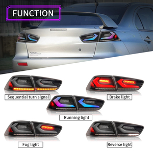 Fanali posteriori arcaici per mitMitsubishi <span class=keywords><strong>Lancer</strong></span> luci posteriori a 2008 2018 EX EVO <span class=keywords><strong>Lancer</strong></span> <span class=keywords><strong>LED</strong></span> RGB luce posteriore accessori luci auto - Product Image 3