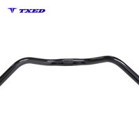 Guidon de vélo hollandais PROMAX Alloy Holland HB-T320 22.2x25.6mm X600mm H=60mm pour vélos de ville confortables et vélos électriques