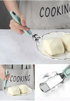 Nouveaux accessoires de cuisine en acier inoxydable : Éplucheur, Trancheur de gingembre, Batteur à œufs, Séparateur, Ouvre-boîte, Spatule à pizza, Roue à pizza en métal