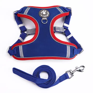 Gran oferta, chaleco de seguridad personalizado de lujo para perros, correa reflectante para el pecho, perro pequeño, gato, cuerda de tracción para caminar, Collar antirotura - Product Image 3