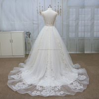 Populaire voir-à travers le corsage avec dentelle française grande jupe Offre Spéciale style kebaya robe de mariée