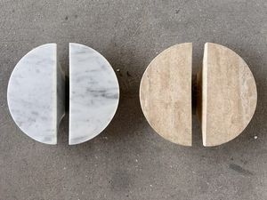 SH STONE Tirador de Gabinete Personalizable de Estilo Moderno en Travertino, Perilla de Piedra Natural de Mármol para Cocina y Baño - Product Image 2