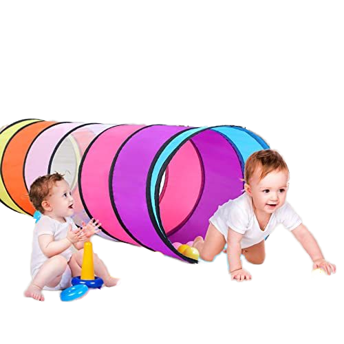 Wholesale Children Rainbow Crawling Tunnel Tent Babies Colorful - Main Image