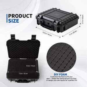 Free sample Durable Eva <b>Hard</b> <b>Shell</b> <b>Case</b> With Foam Custom Design Eva Tool <b>Case</b> With Zipper Waterproof <b>Hard</b> Storage Eva Foam <b>Case</b> - Product Image 3