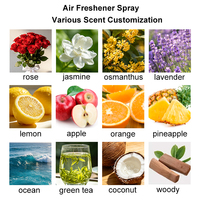 Désodorisant en spray écologique longue durée 300 ml, parfum lavande, kiwi et oud, pour les pièces intérieures
