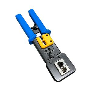 Hilink kết nối RJ45 CAT5e CAT6 mạng đi qua uốn tóc bồng công cụ RJ45 Uốn Tóc bồng công cụ đa chức năng Stripper Cáp cắt - Product Image 3