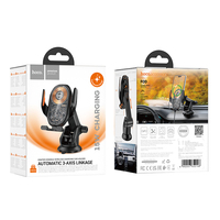 Hoco HW34 Qi 15W Chargeur rapide sans fil Support de téléphone sans fil pour voiture pour iPhone pour Samsung pour Xiaomi Compatible Qi Induction