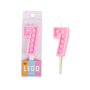 Bougies d'<span class=keywords><strong>anniversaire</strong></span> décoratives Bougies d'<span class=keywords><strong>anniversaire</strong></span> <span class=keywords><strong>LEGO</strong></span> Number Birthday - Product Image 4