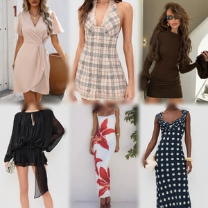 2025 Damesmode Jurken van hoge kwaliteit, casual, lage prijs, bulk, gemengde willekeurige verzending - Product Image 2