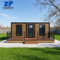 Casa Contenedor Modular Multiestilo, Villa Prefabricada Expandible de Paquete Plano Personalizada para Uso en Oficinas de Construcción y Alojamientos