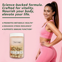 Complément Alimentaire Quotidien OEM Équilibre Féminin : Capsules de Mélange d'Organs de Bœuf pour la Santé Hormonale, l'Énergie, la Vigueur et la Clarté chez la Femme Adulte