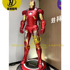 Figura de tamaño real, estatua MK85, estatuas de Iron Man, artesanías de resina, Superhéroes, escultura de fibra de vidrio, <span class=keywords><strong>Ironman</strong></span> para decoración al aire libre - Product Image 2
