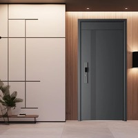 Porte d'entrée de villa de luxe en alliage de zinc, style européen, antivol, porte d'entrée principale extérieure