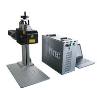 3d 50 vatios 100w de fibra de metal grabador láser máquina de marcado con ipg de láser de fibra