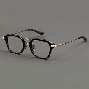 Vente en gros de lunettes optiques rétro de haute qualité en titane pur, montures de lunettes de vue pour hommes de style aviateur - Product Image 4