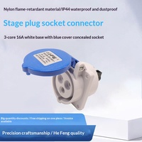 Connecteur de prise HFE mâle et femelle, nouvelle version, prise d'alimentation 3 pôles 16A, étanche IP44, 220-240V