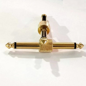 6.35 To 6.35 Stereo Plug <b>Adapter</b> Copper Audio Connector For Guitar Amp Effects Pedal - Product Image 3