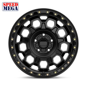 Rines Personalizados para Camioneta, Forjados y Pulidos, en Negro Fresado, de 15, 16, 17, 18, 19, 20 y 22 Pulgadas, para Dodge Ram y Ford - Product Image 1