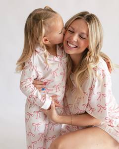 Pigiami Coordinati per Famiglia in Cotone Organico Traspirante ed Ecologico, Modal e Bambù, per Mamma e Neonato - Product Image 4