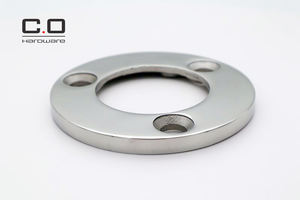 สแตนเลส Handrail ราวบันไดรอบหลอดราวอุปกรณ์หล่อโพสต์ฐานแผ่น - Product Image 3