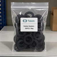 Joint torique en silicone noir souple, durable et écologique pour robinet industriel, vente en gros d'usine