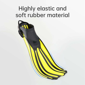 Aletas de Buceo Ajustables con Talón Abierto, de Goma Suave Antideslizante, con Diseño de Drenaje - Product Image 5