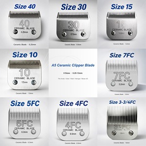 Cuchillas de Cerámica de Repuesto para Cortapelos Eléctricos para Mascotas, Compatibles con Oster A5, Andis, Wahl, <span class=keywords><strong>Moser</strong></span>, Heiniger, Recortadora para Perros y Gatos - Product Image 3
