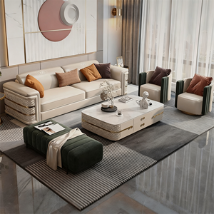 ชุดโซฟาห<span class=keywords><strong>น</strong></span>ังหุ้มบุแบบปรับเอนได้ทรงสี่เหลี่ยมผื<span class=keywords><strong>น</strong></span>ผ้า <span class=keywords><strong>สไตล์</strong></span>อิตาลี สำหรับ<span class=keywords><strong>ห้อง</strong></span><span class=keywords><strong>น</strong></span>ั่งเล่<span class=keywords><strong>น</strong></span>หรูหราทั<span class=keywords><strong>น</strong></span>สมัย เหมาะสำหรับอพา<span class=keywords><strong>ร์</strong></span>ทเมนต์ โรงแรม และวิลล่า - Product Image 3