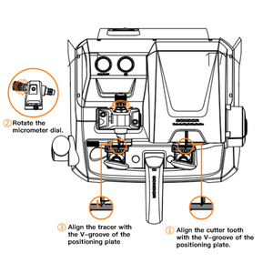 Xharse Condor XC-003 Manuel Anahtar Kesme Makinesi Anahtar Açma Makinesi Mekanik Anahtar Çoğaltma Aleti (Pil Yok) - Product Image 5