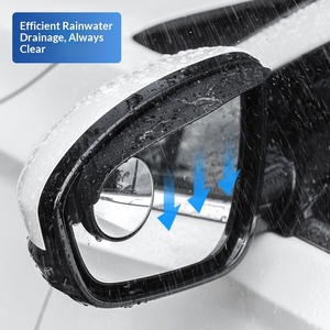 Black <strong>Car</strong> Rearview <strong>Mirror</strong> Rain Visor Two-in-One Small <strong>Mirror</strong> Rain Shield Reversing Aid <strong>Blind</strong> <strong>Spot</strong> Multifunctional <strong>Mirror</strong> - Product Image 4