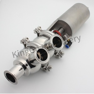 Sanitaire DIN D'arrêt Pneumatique Vanne D'inversion D'arrêt En Acier Inoxydable Et Réserver Vanne - Product Image 2