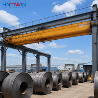 HNTIWIN Grue à pont à double poutre électrique de 15 à 32 tonnes, homologuée CE, de fabrication professionnelle, à vendre