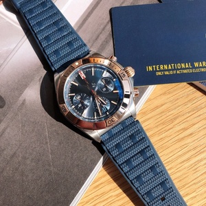 Sporty Chronograph Analog <b>Watch</b> with Rubber Strap Stainless Steel Case Men's Wristwatch for Everyday <b>Activities</b> - Product Image 4