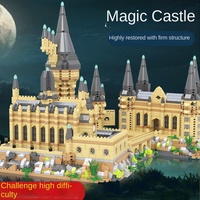 Ensemble de blocs de construction du château de Potter, modèle du monde magique, briques de construction créatives, jouet pour garçons et filles