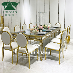 Chaise en métal d'acier inoxydable de mariage de restaurant de dîner d'inventaire d'usine - Product Image 6