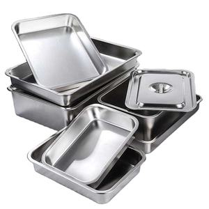 304 plateau en acier inoxydable assiette carrée approfondissement rectangulaire assiette de riz <span class=keywords><strong>à</strong></span> la vapeur assiette <span class=keywords><strong>à</strong></span> fond <span class=keywords><strong>plat</strong></span> gâteau <span class=keywords><strong>à</strong></span> la vapeur <span class=keywords><strong>Tiramisu</strong></span> Agaricus - Product Image 3