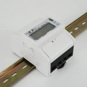 Single-phase Guide Rail Type Energy Meter 4p Lcd Display Multi-function Digital Household Electric Energy Meter