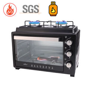 Cuisinière à gaz GPL avec <span class=keywords><strong>porte</strong></span> en verre trempé et <span class=keywords><strong>four</strong></span> séparé pour la cuisson, durable, portable, cuisinière à gaz domestique avec <span class=keywords><strong>four</strong></span> - Product Image 1