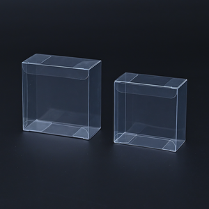 Cajas de embalaje plegables de jabón transparentes de <span class=keywords><strong>acetato</strong></span> <span class=keywords><strong>transparente</strong></span> de plástico PP PET personalizadas - Product Image 1
