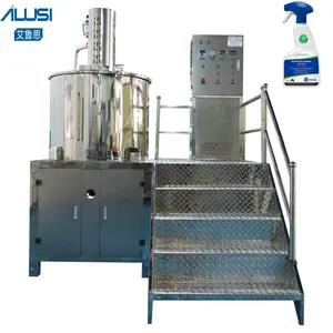 Factory Sanitizer Gel Liquid Detergent Making Machine Homogenizing Chemical Machinery Process Mixing Equipment