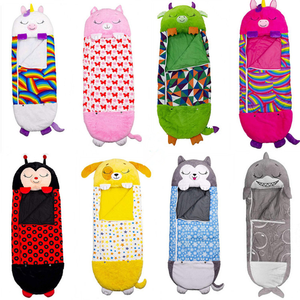 Sac de Couchage Unisexe en Coton avec Logo Brodé Personnalisé et Animal de Bande Dessinée, Remplissage PP Cadeau pour Enfants, Nouveau Design, Oreiller Inclus - Product Image 2