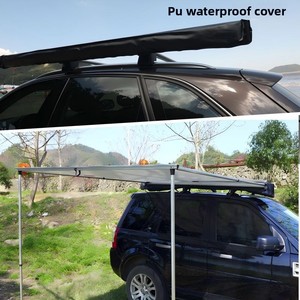 Toldo Lateral Semiautomático de Aluminio para Auto <span class=keywords><strong>4x4</strong></span> con Soporte Recto para Campamentos de Verano - Product Image 5