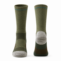 Chaussettes de randonnée professionnelles pour hommes en laine mérinos, épaisses, chaudes, pour le trekking en plein air, le ski, respirantes, anti-humidité, anti-odeurs