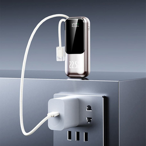 Cargador Portátil Mini <span class=keywords><strong>de</strong></span> 10000mAh con Cable Integrado, Carga Rápida <span class=keywords><strong>de</strong></span> 22.5W, Pantalla LED Digital, Power Bank, Cargador <span class=keywords><strong>de</strong></span> Teléfono, Gran Venta 2026 - Product Image 2