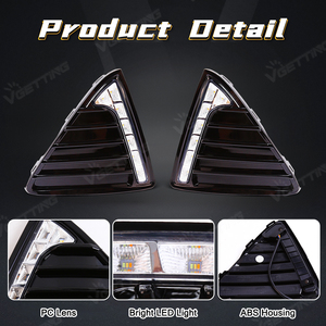 Usine directe voiture accessoire avant LED conduite lampe DRL feux diurnes pour Ford Focus 2012-2014 clignotant lumière du <span class=keywords><strong>jour</strong></span> - Product Image 2