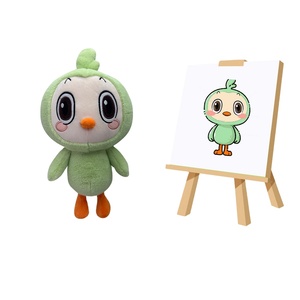 Tùy chỉnh siêu mềm Fluffy Chick đồ chơi sang trọng Big-eyed công chúa gấu mèo thiết kế PP bông điền nhà máy trực tiếp ODM bán buôn - Product Image 1